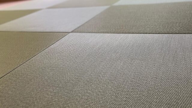 熊本県産畳 天然素材 あぜくら織り 柄畳
